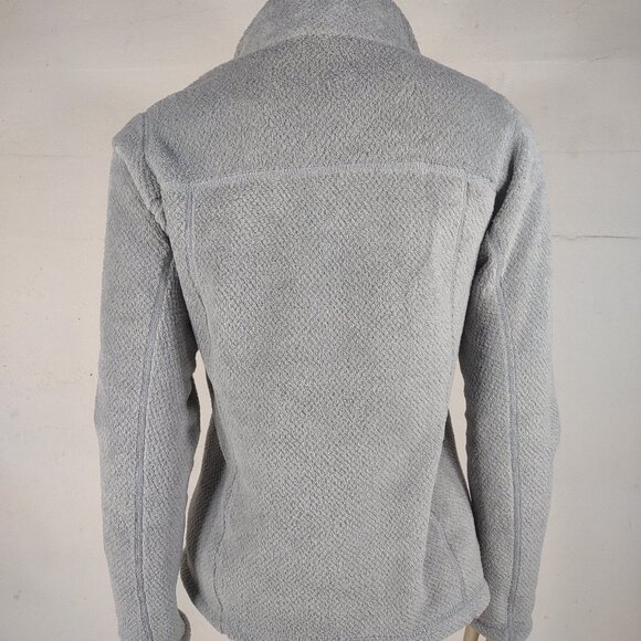 Patagonia gray plush 1/4 snap Retool snap tee pullover sweatshirt ladies Medium - Picture 6 of 9
